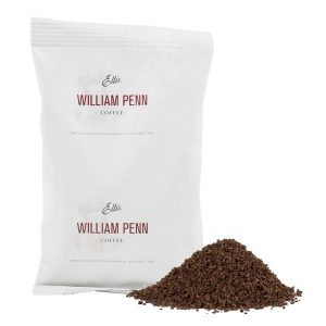 A bag of Ellis William Penn coffee