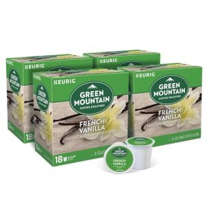 Boxes of Green Mountain French Vanilla cups