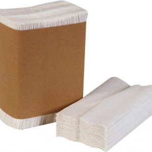 A stack of paper napkins