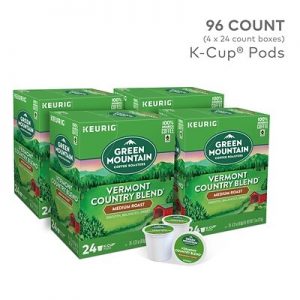 A box of Green Mountain Vermont Country Blend cups