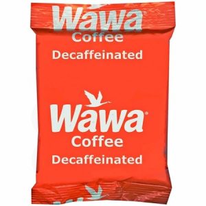 A bag of wawa decaffeinated coffee